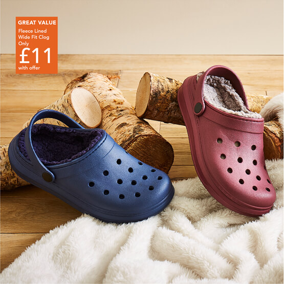 Toasty Toes - Fleece Lined Footwear